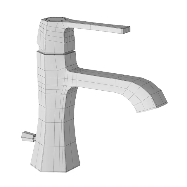 Single lever washbasin mixer Cisal Cherie — Descargar