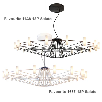 Chandelier Favorite 1638-18P Salute and Favorite 1637-18P Salute — Descargar