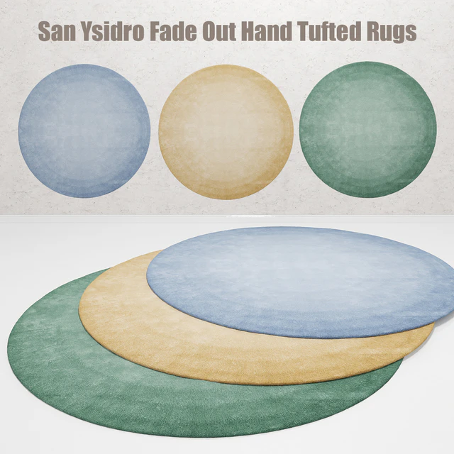 San Ysidro Fade Out Hand Tufted Rugs — Descargar