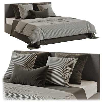 Bed Askona Evita with bedding — Ver 1