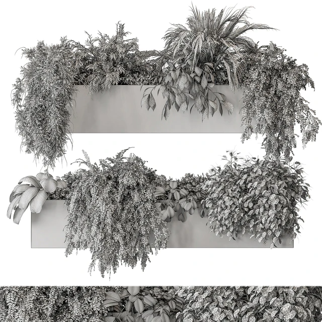 indoor Plant Set 297 - Hanging Plants — Descargar