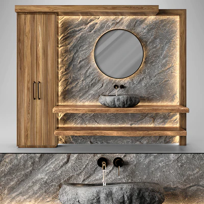 Bathroom Furniture Set 4 — Ver 1