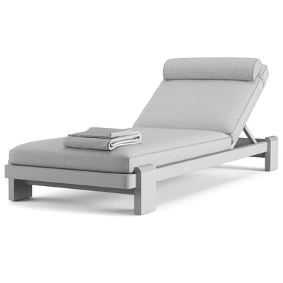RH VIGO TEAK CHAISE — Вид 2