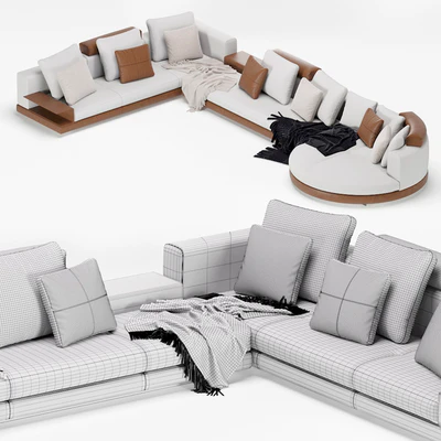 Minotti modular connery sofa — Ver 3