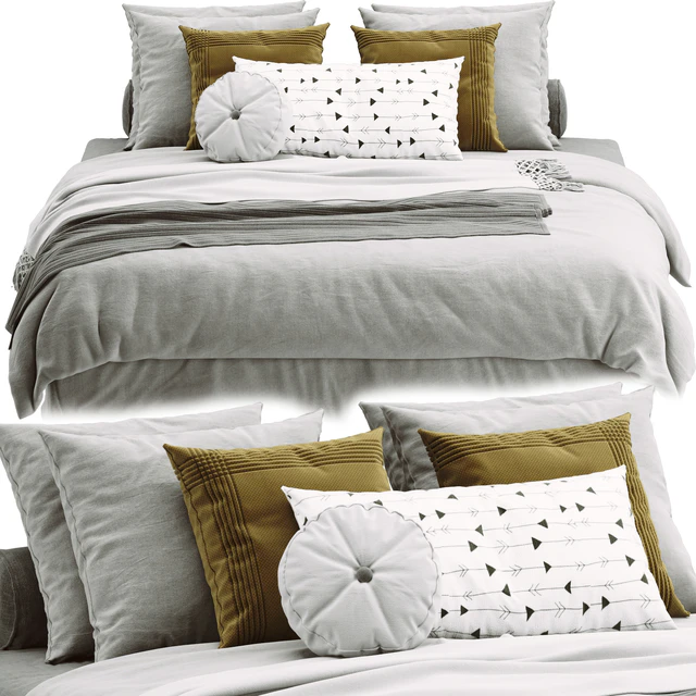 Bed scandinavian 02 — Скачать