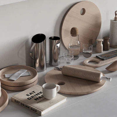 067 Kitchen Decor Set Accessories 02 — Ver 3