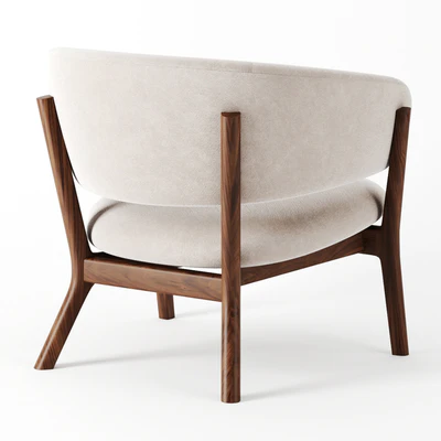 Roundish ARM Chair by Maruni — Ver 2