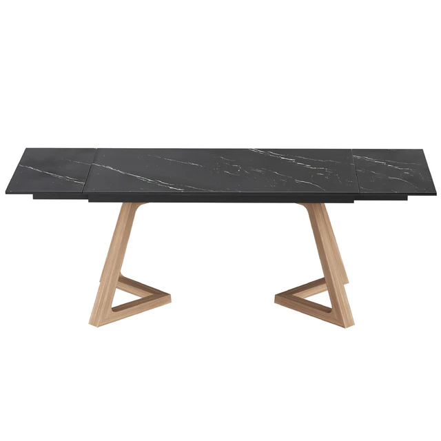 Sorrento Black раскладной стол с керамической столешницей — Скачать