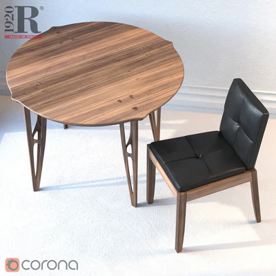 Vegan table. Bever sedia chair. Riva 1920 — Ver 2