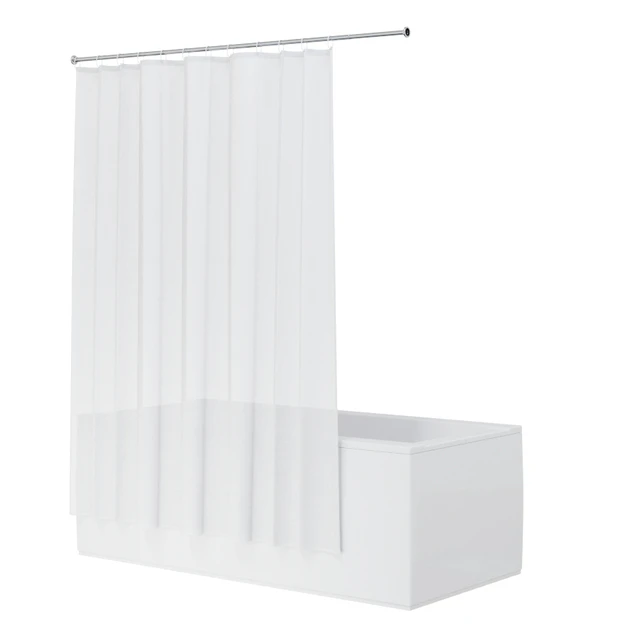 Bath curtain (shower) 200x200 cm in 3 versions (white) — Descargar