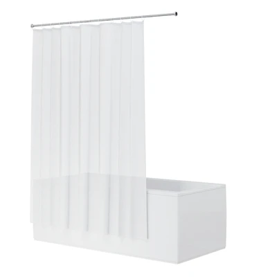 Bath curtain (shower) 200x200 cm in 3 versions (white) — Ver 2
