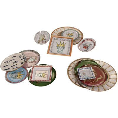 Ethnic Plates / Plates with ethnic patterns — View 5