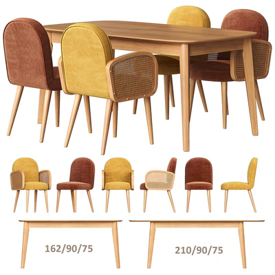 Biface Buisseau La Redoute Стол и стулья — Вид 1