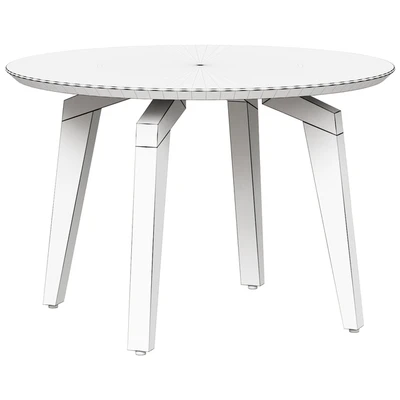 Dining table Oscar Round — Ver 2