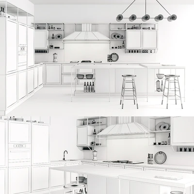 Snaidero Frame olmo tuscan kitchen — Вид 2