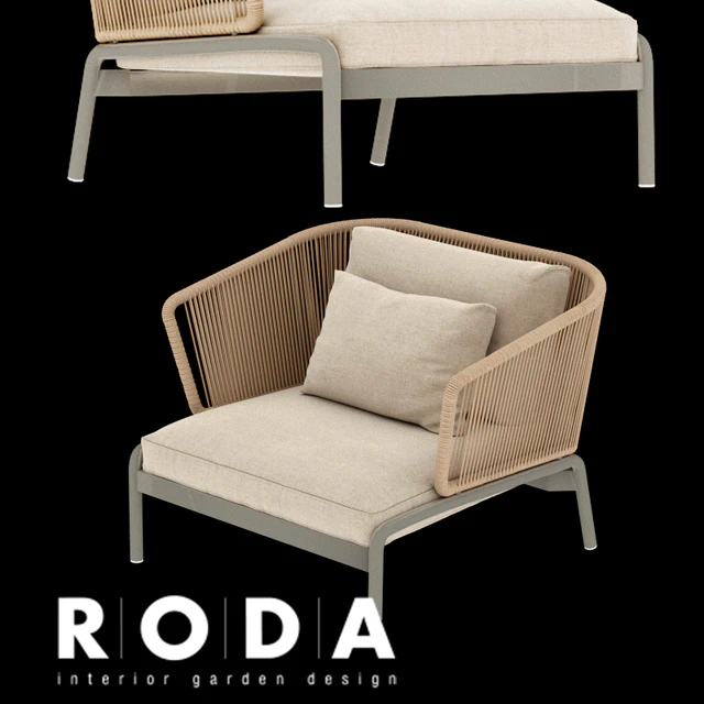 Outdoor furniture RODA SPOOL sofa — Скачать