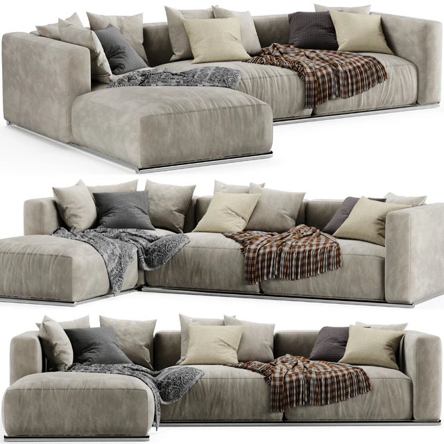 Poliform Shangai Chaise sofa — Descargar