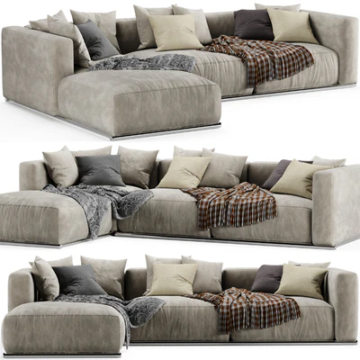 Poliform Shangai Chaise sofa — Ver 1