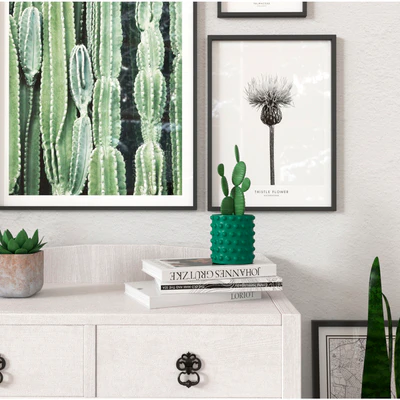 Green and white set with plants — Ver 2