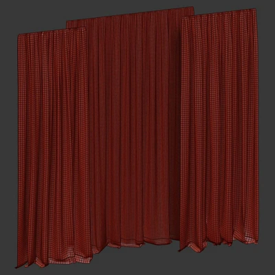 Curtains with tulle — Ver 3