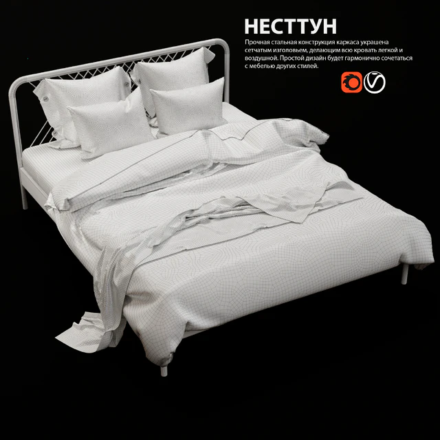 Кровать ИКЕА НЕСТТУН — Скачать