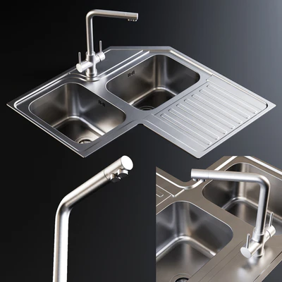 Sink Alba and Mixer Amalfi — Ver 1