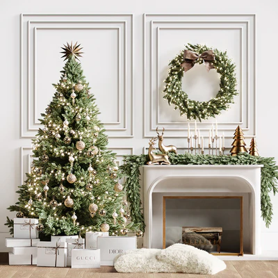 Christmas tree with fireplace 3 — View 1