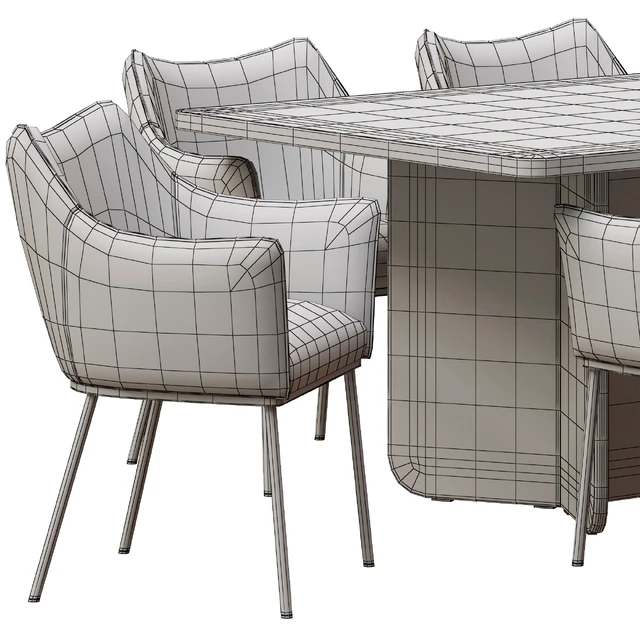Coco Republic St James Dining Chair and Como Rectangular Table — Descargar