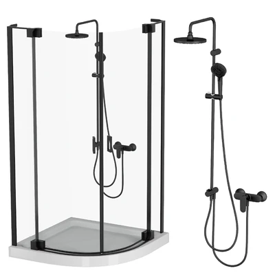 Shower enclosures Cezares set 2 — Ver 3