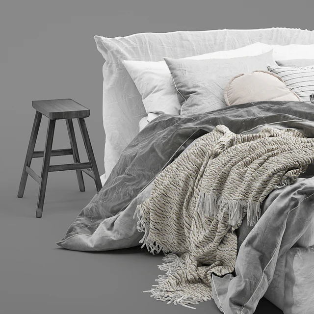 Hale Mercantile Co flax linen bed — Скачать