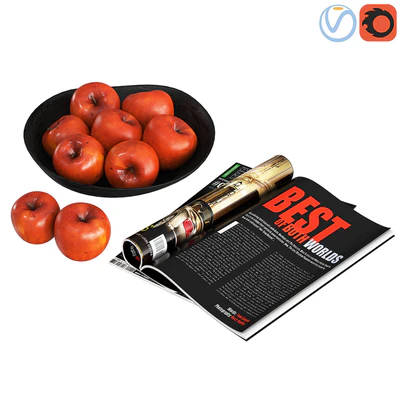 Fruit bowls red apples — Ver 1