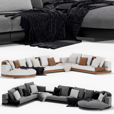 Minotti modular connery sofa — Ver 1