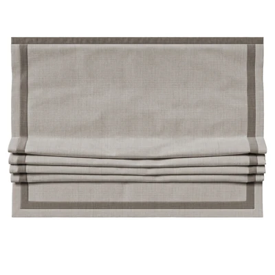 Linen blind with roman blind — Ver 3
