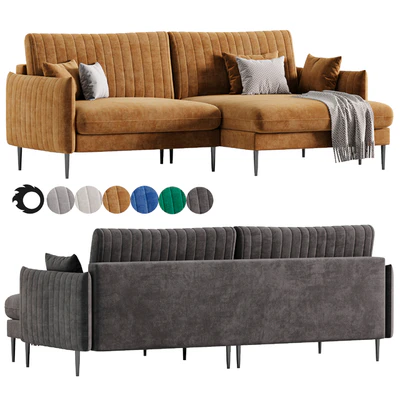 Svaut velvet Sofa — Вид 2