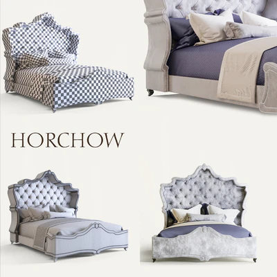 Haute House Antoinette Queen Bed, Horchow — Ver 2