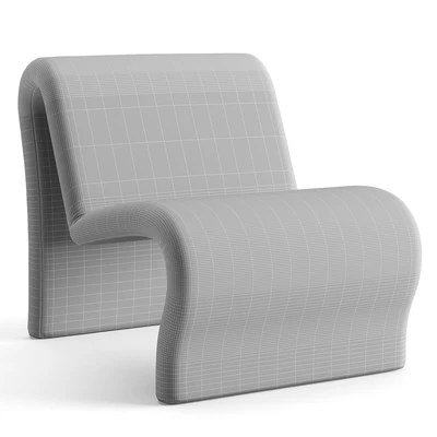 Curvy Sculptural Lounge Chair — Вид 2