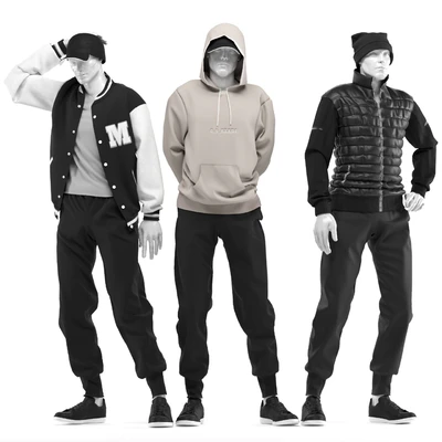 male mannequins with clothes 0.1 — Вид 1
