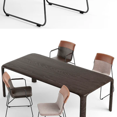 Leolux Ditte chair set — Ver 2