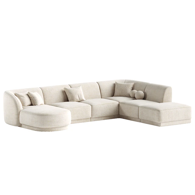 U shaped sofa Miley right — Descargar