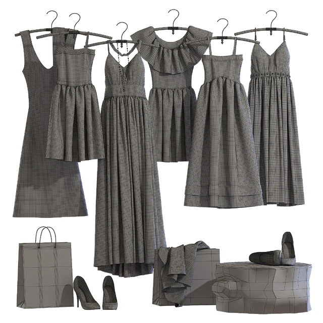Set of women's clothing 1 — Descargar