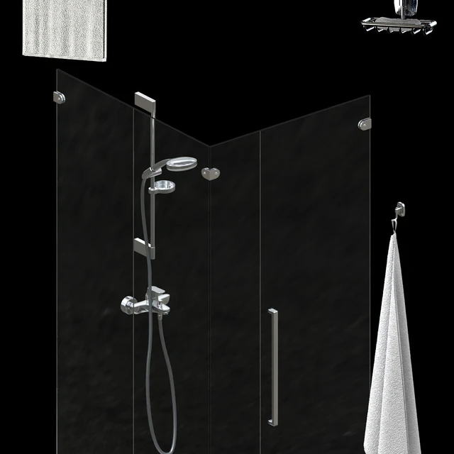 Set of bathroom equipment and accessories for bathrooms — Descargar