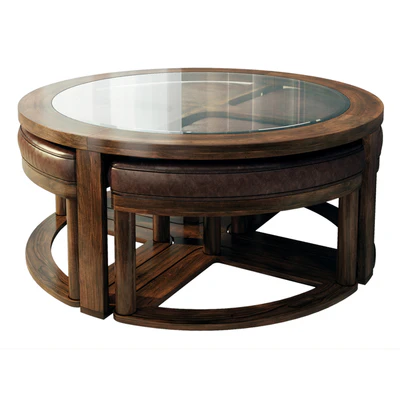 Hannery coffee / coffee table. Round coffee table by Ashley — Ver 3