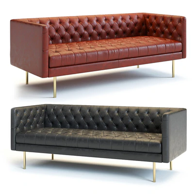 West Elm Modern Chesterfield Sofa — Ver 1