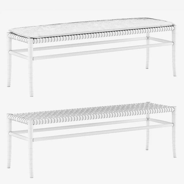 Vintage Folding Rope Bench — Скачать