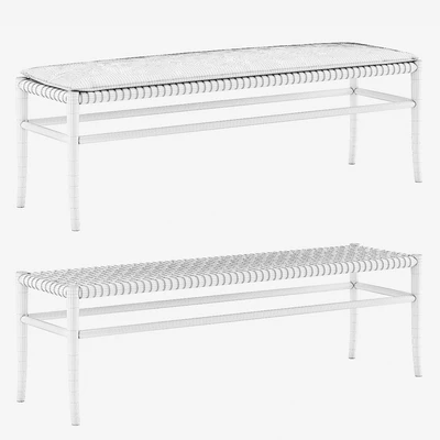 Vintage Folding Rope Bench — Вид 2
