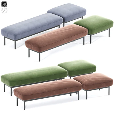 Puff Puff Bench by Blu Dot — Ver 1
