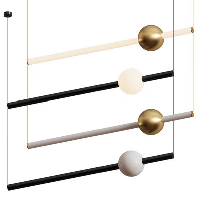 Orion Globe Linear Suspension Light by Lee Broom — Ver 4