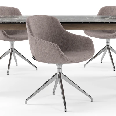 Igloo chair and Alpha table - Calligaris — Ver 3