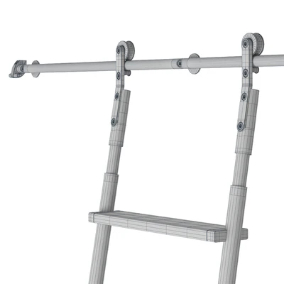 MWE SL.6002.KL Telescoping Rolling Ladder — Ver 2