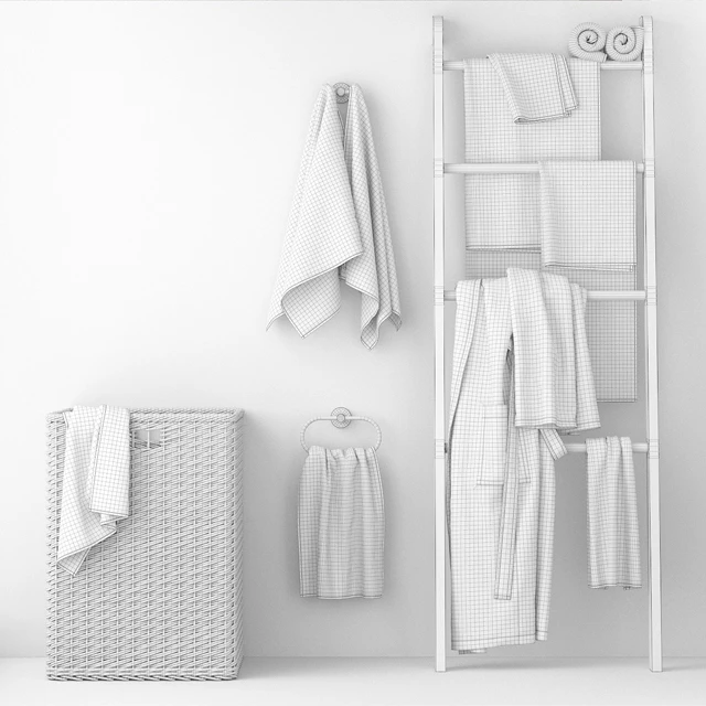 A set of towels for the bathroom m30 — Descargar